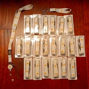 Lot of 20 StepCo Multi Use Detachable Neck Lanyard and Wrist Lanyard